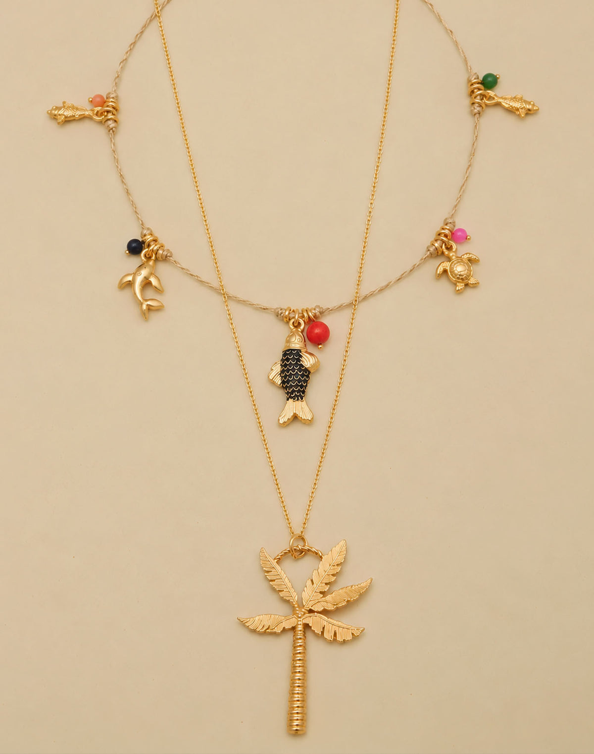 Set de 2 Collares Hora Dorada