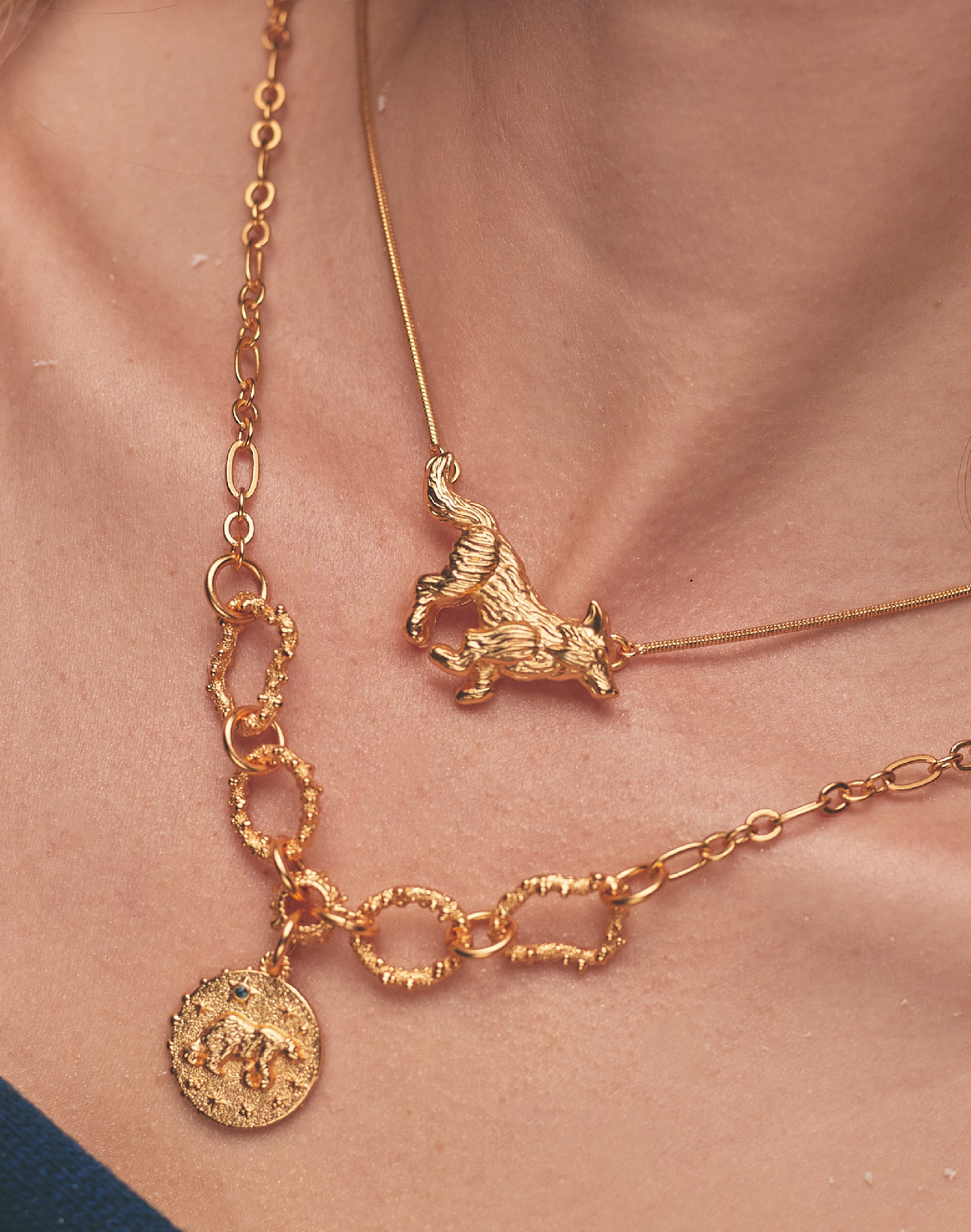 Set de 2 Collares Luna Llena