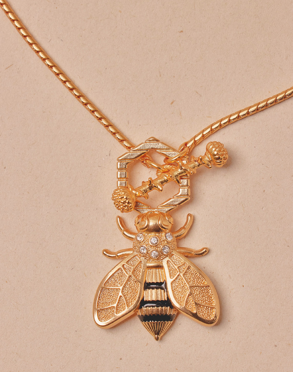 Set de 2 Collares Panal de Abeja