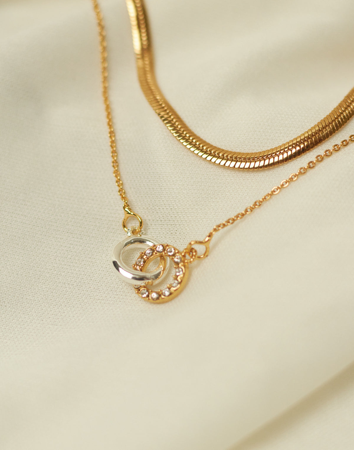 Set de 2 Collares + Topos Lazos Infinitos