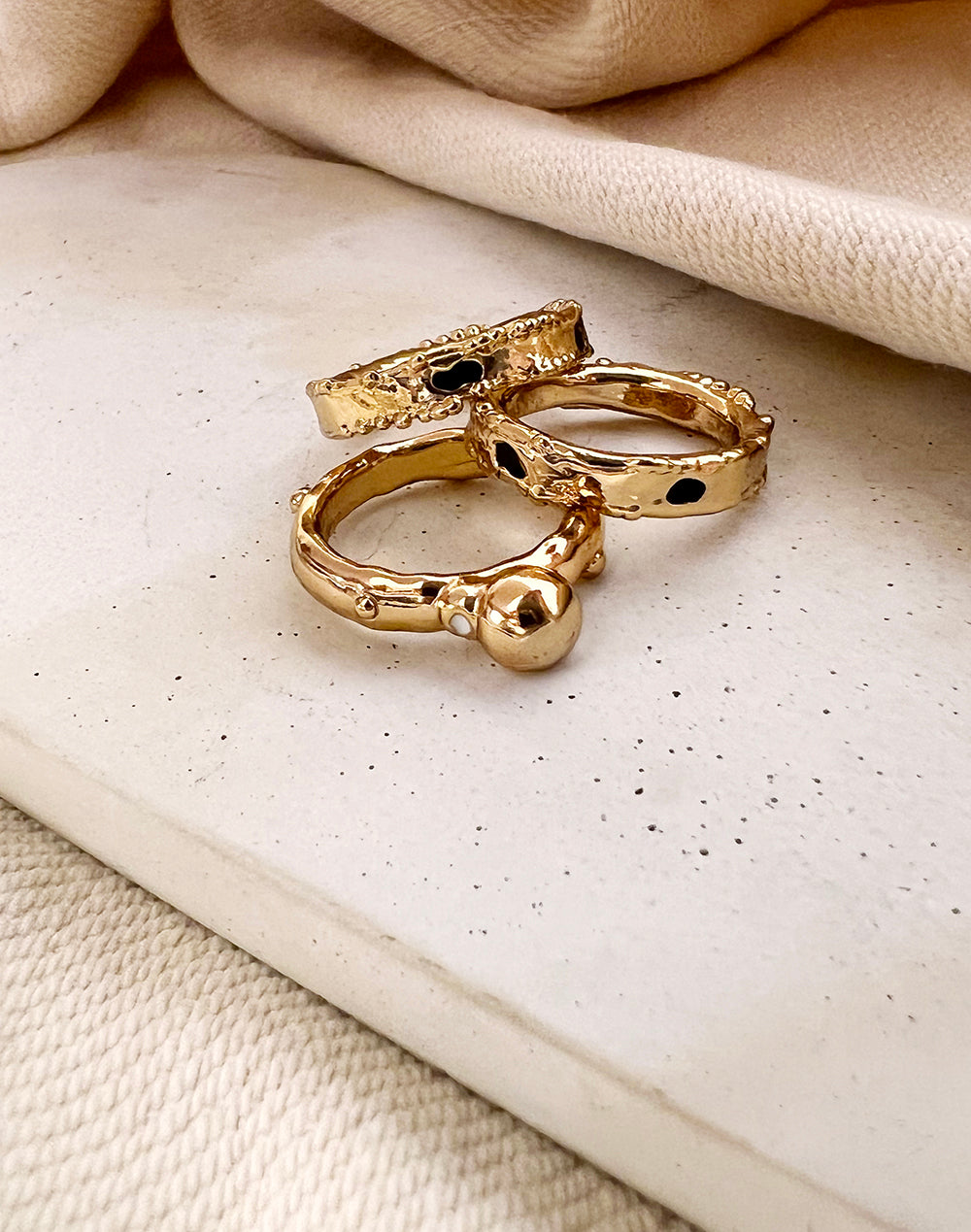 Set de 3 Anillos Bold