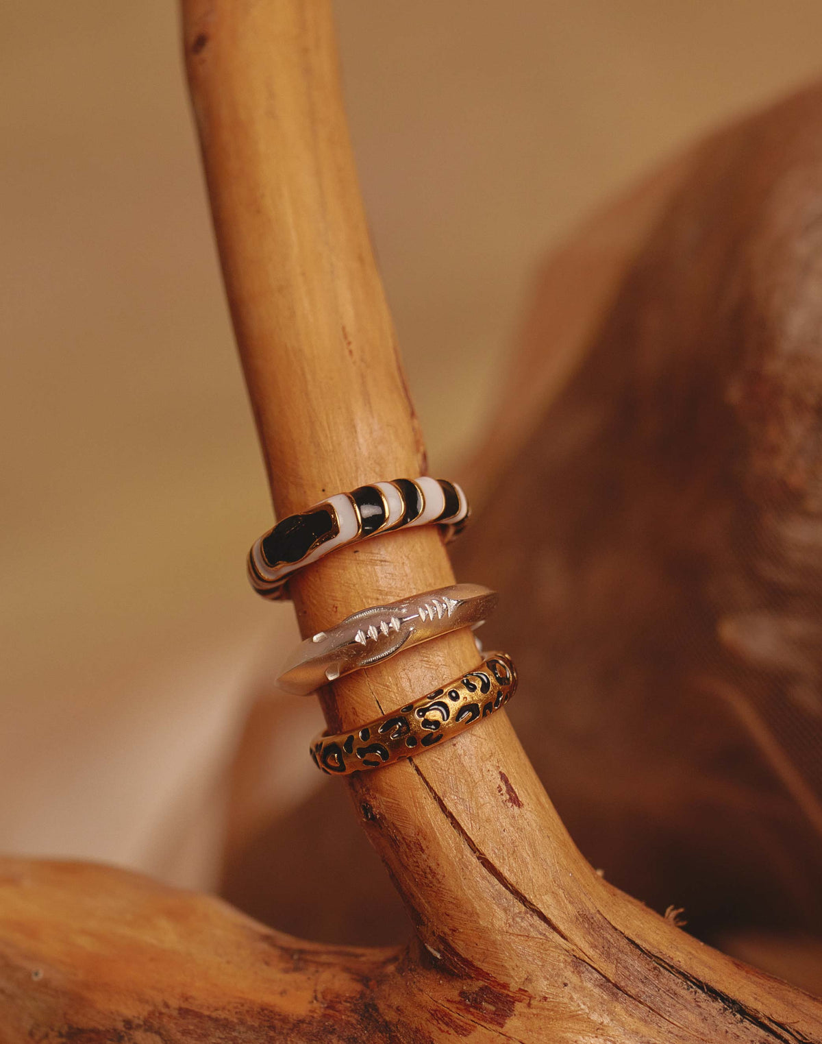 Set de 3 Anillos Safari