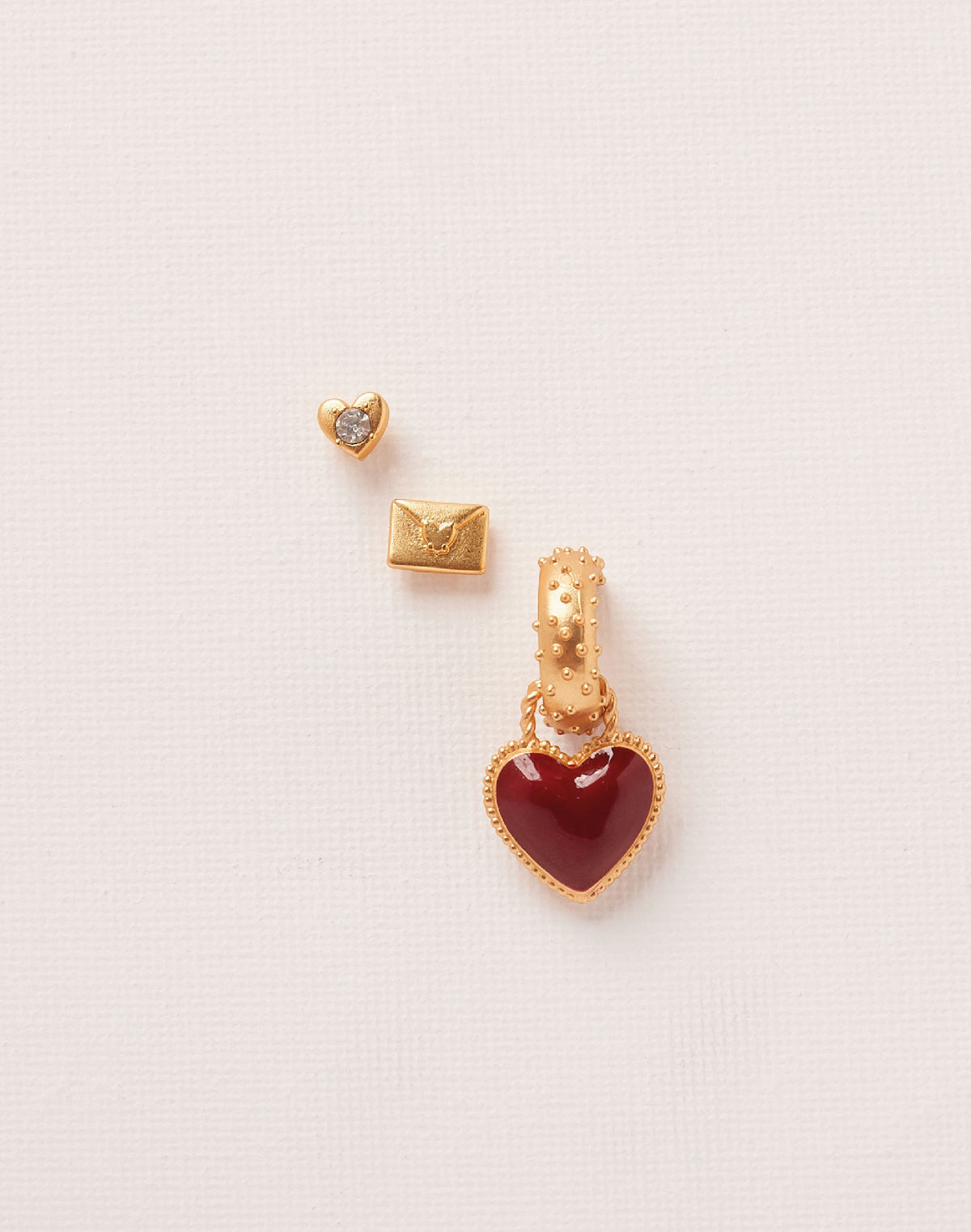 Set de 3 Aretes Amores
