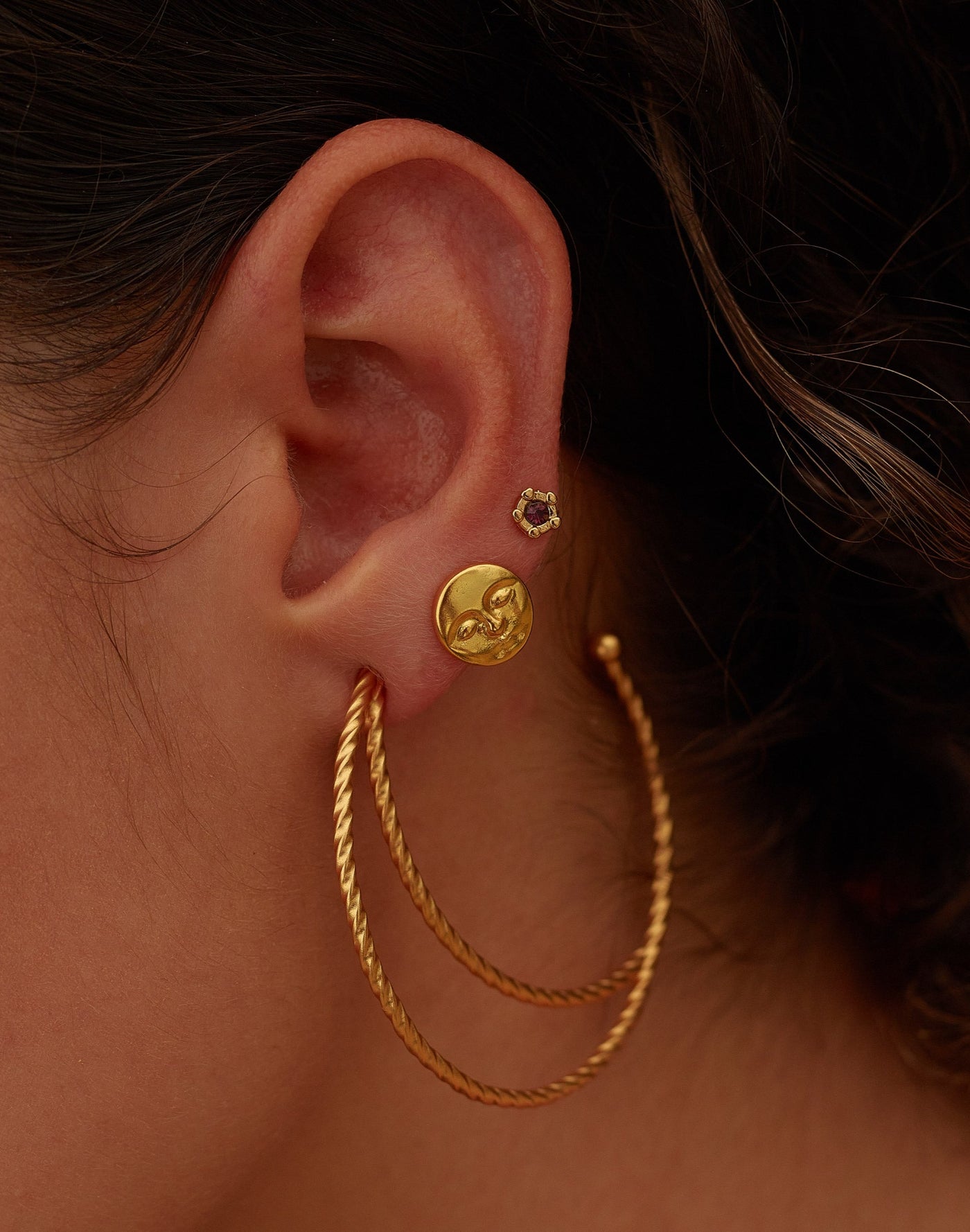 Set de 3 Aretes Artemis