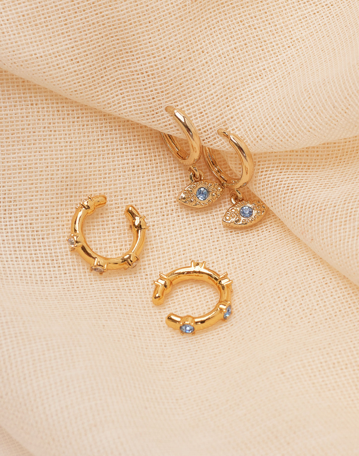 Set de 3 Aretes Mares