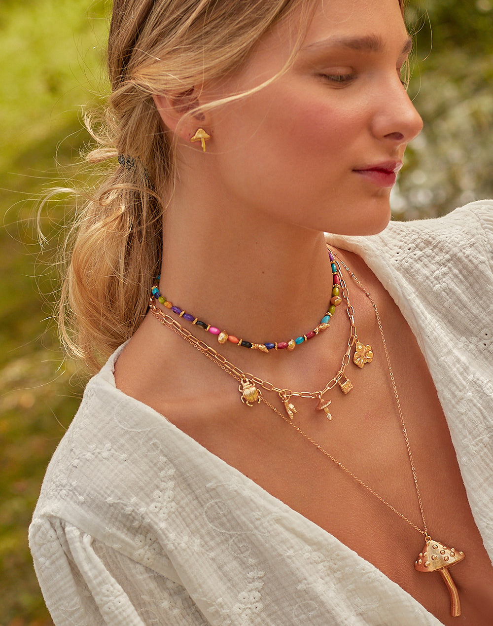 Set de 3 Collares Jardín