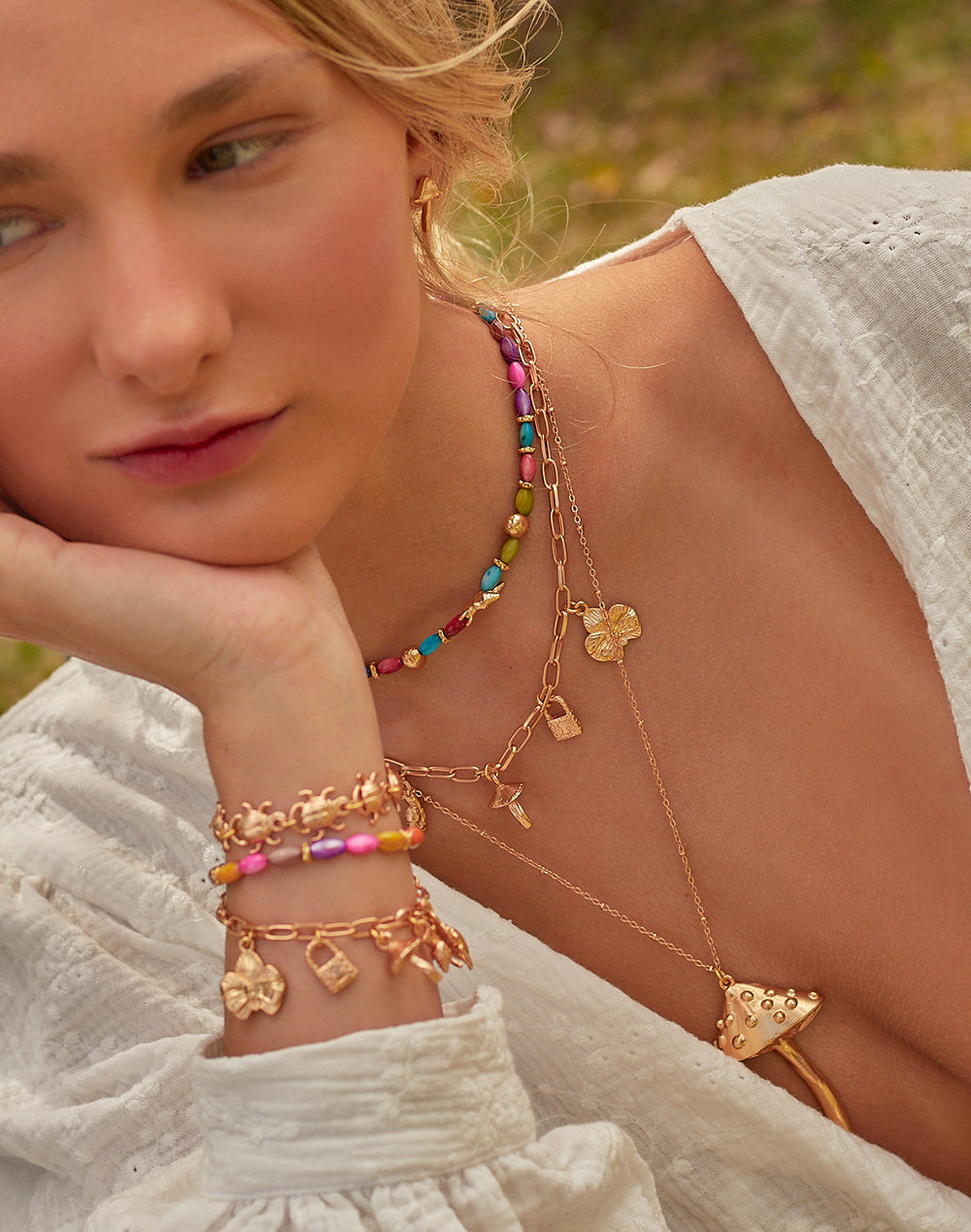 Set de 3 Collares Jardín