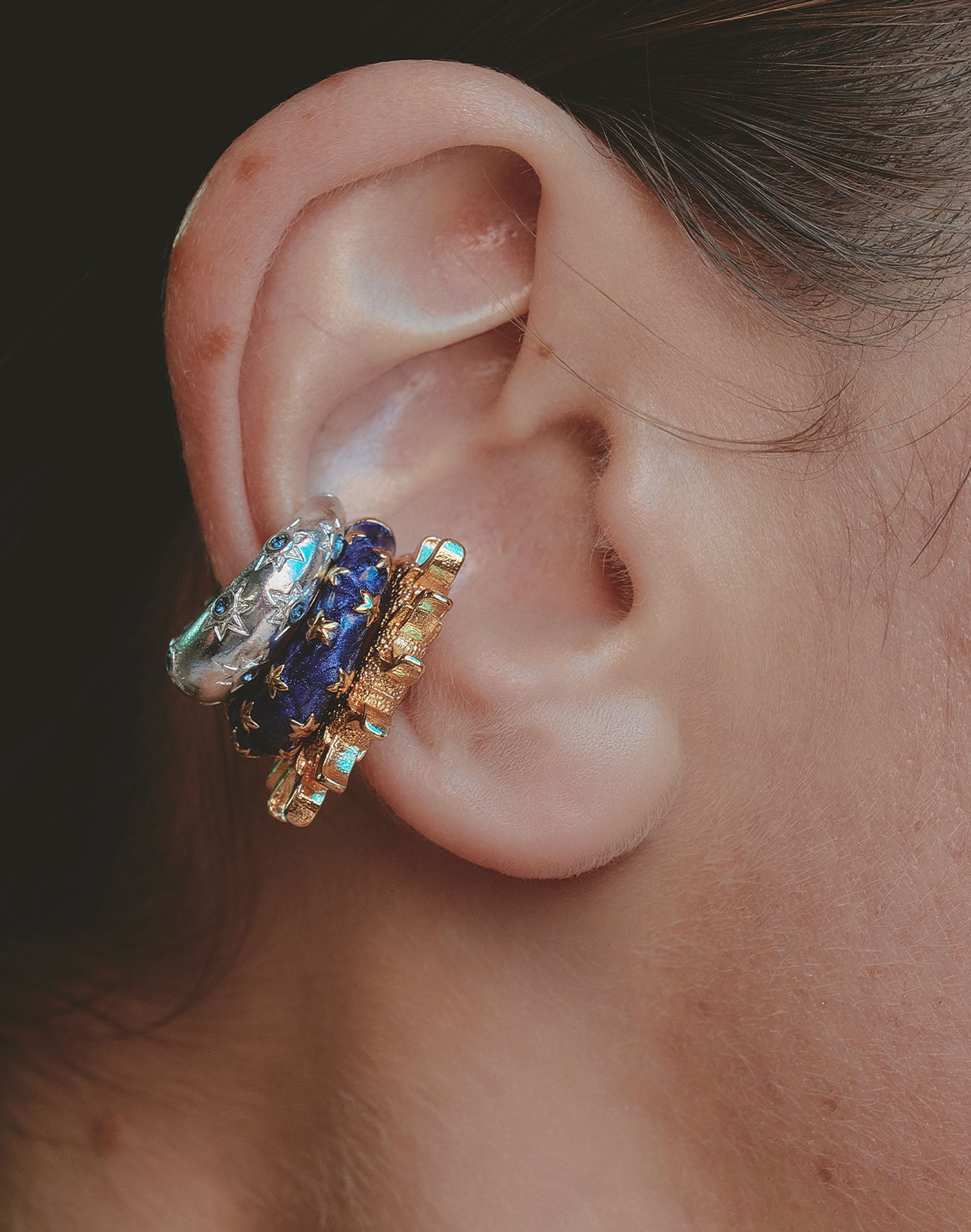 Set de 3 Earcuffs Vía Láctea