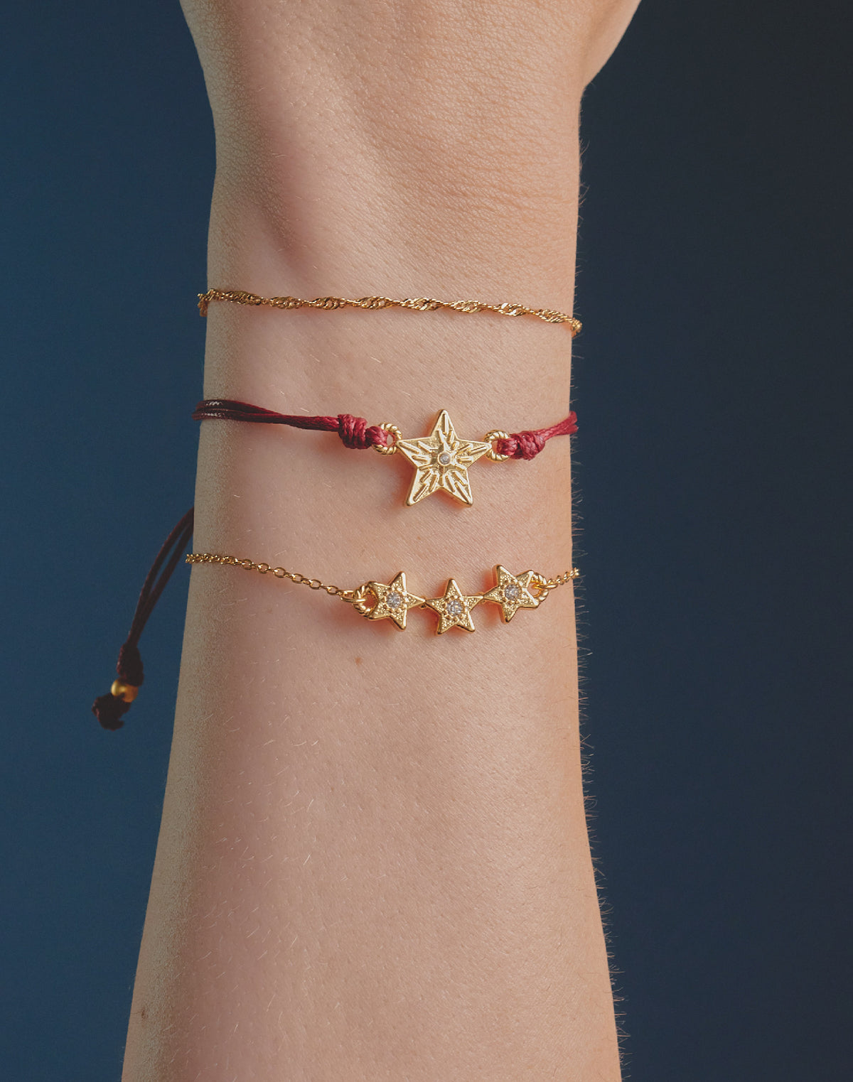 Set de 3 Manillas Star