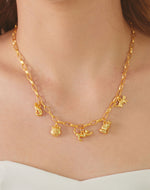 Set de Collar + Aretes Cat Lover