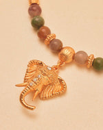 Set de Collar + Aretes Elefante Sagrado