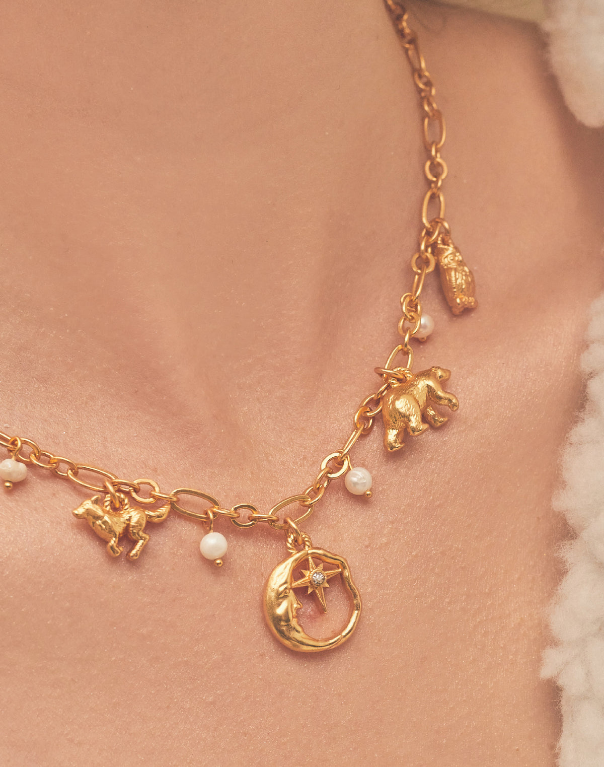 Set de Collar + Aretes Snow