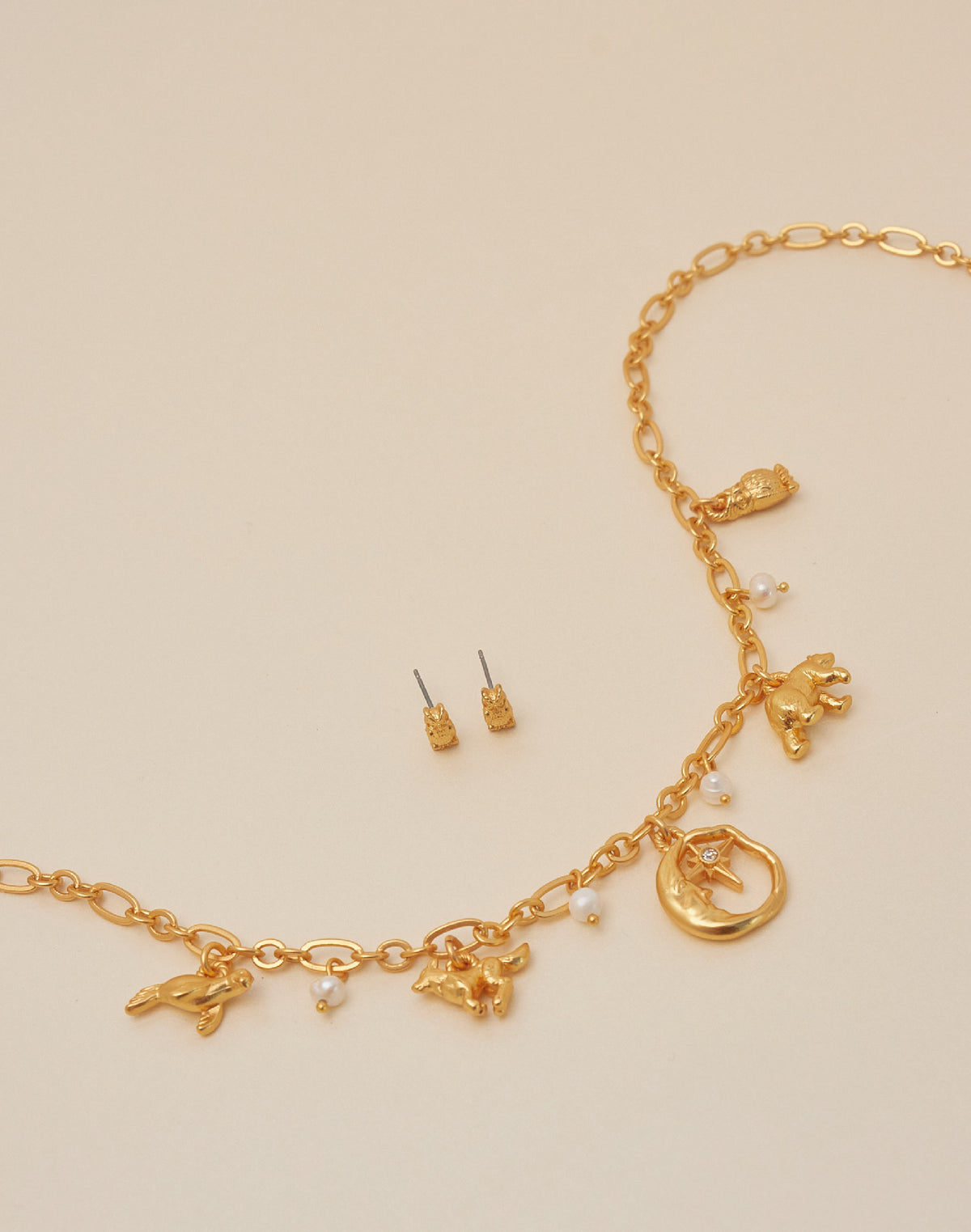 Set de Collar + Aretes Snow