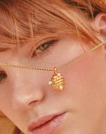 Set de Collar y Aretes Panal