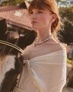 Set de Collar y Aretes Vaca