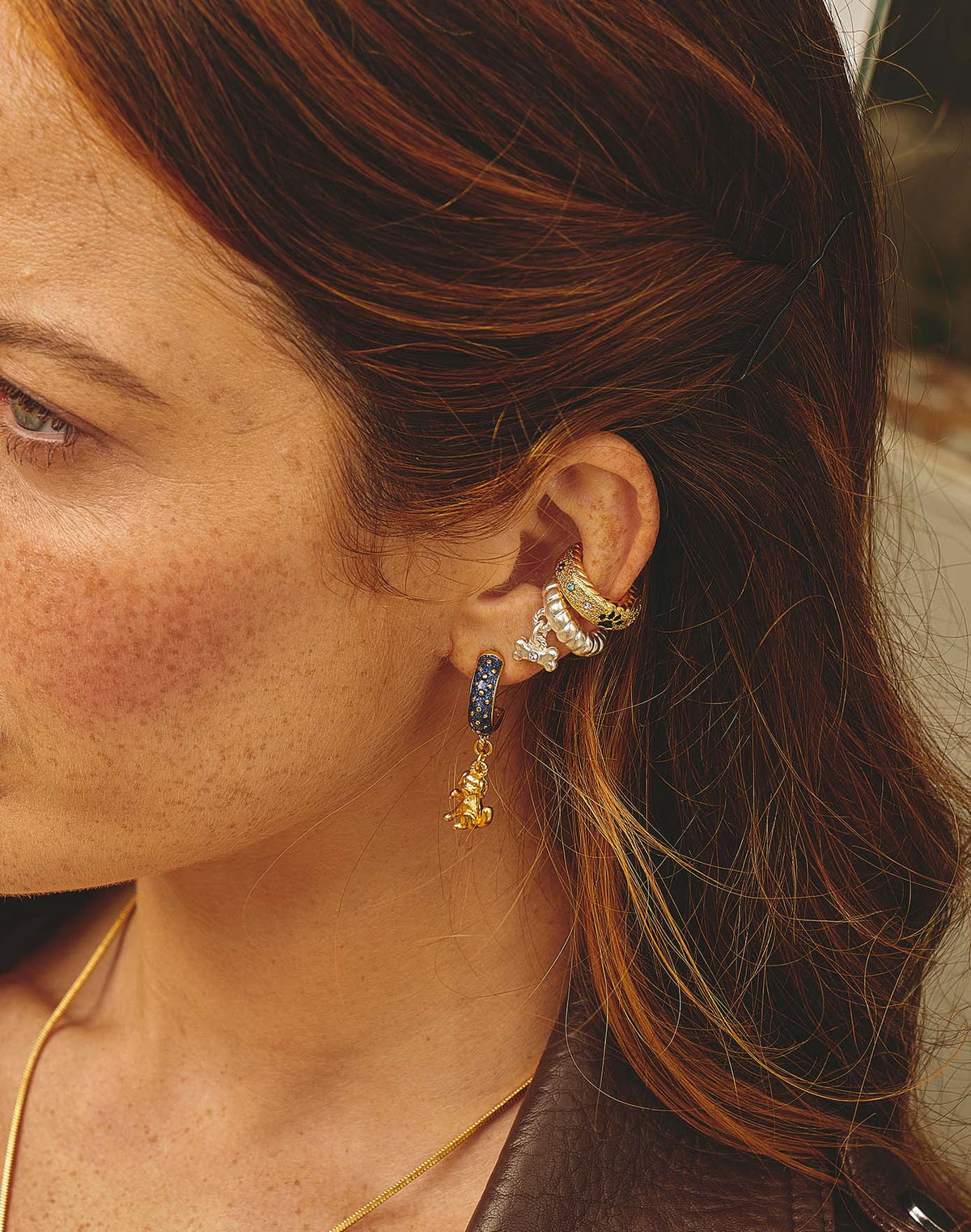 Set de Earcuffs + Candongas Dog