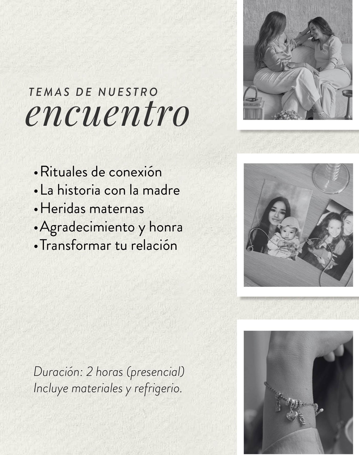 Taller Madres La Luz de Nuestra Historia