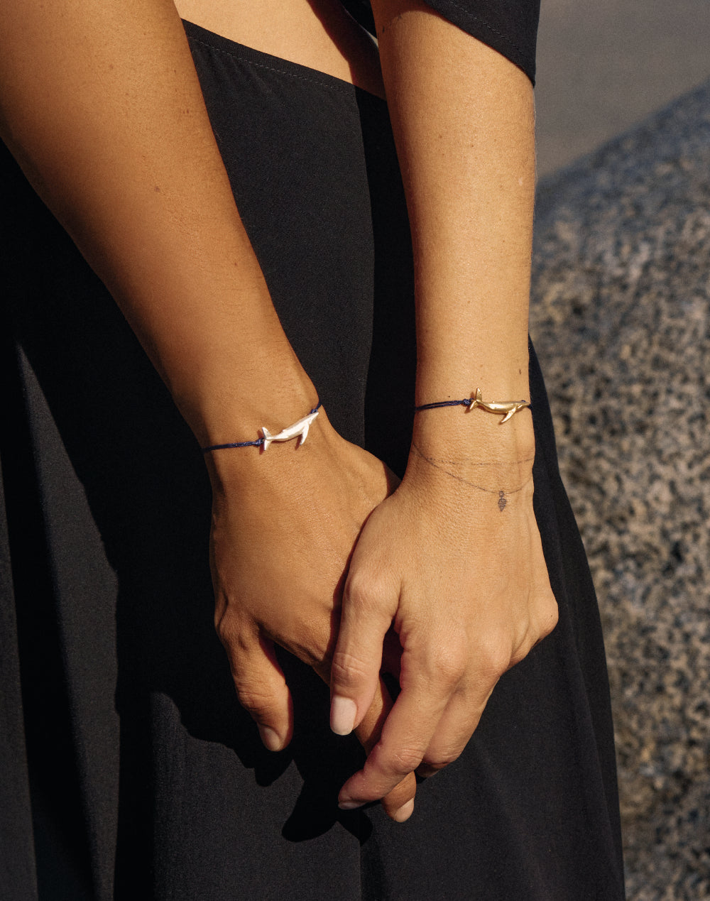 Set de 2 Pulseras Ballena Jorobada