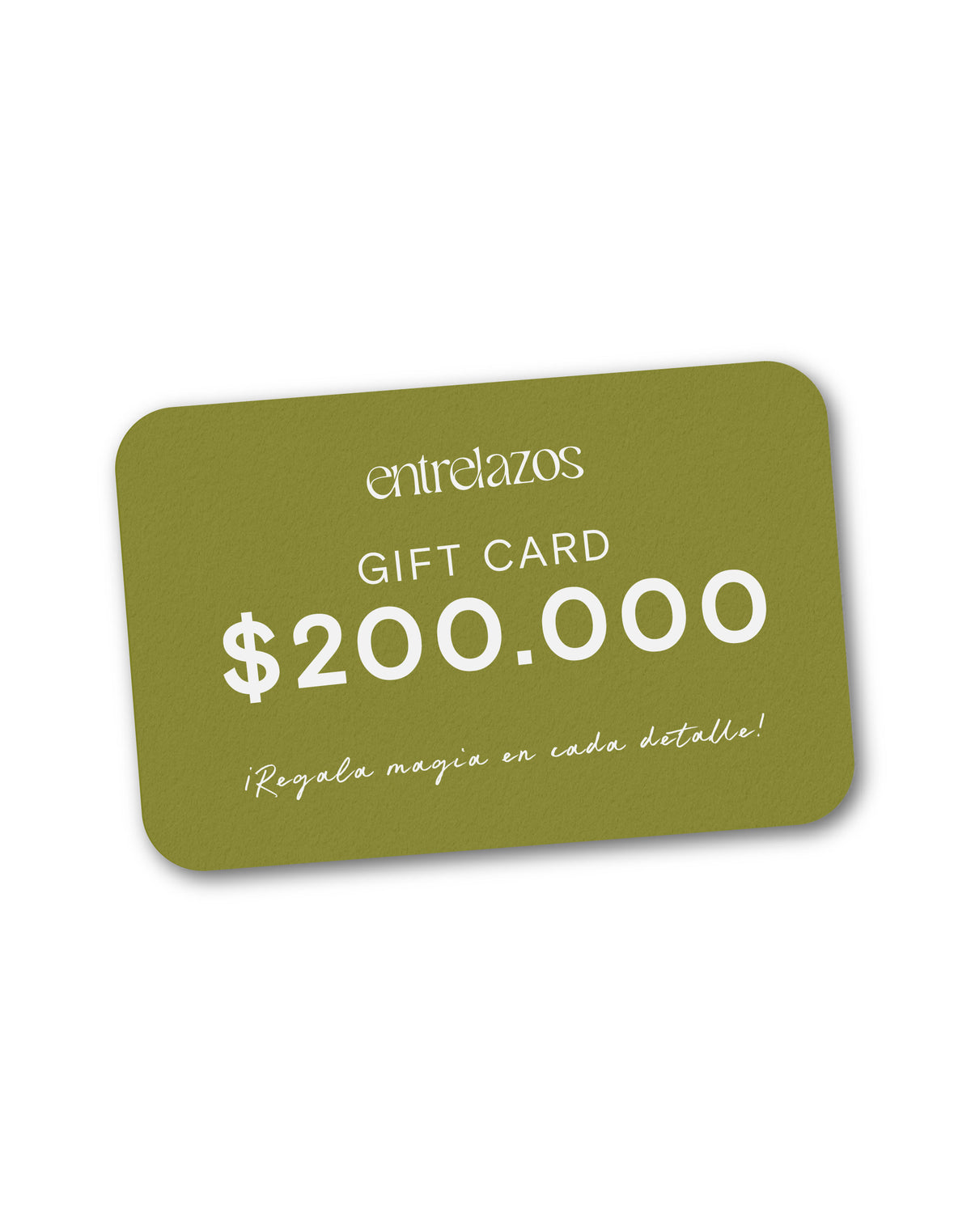 Tarjeta de regalo Entrelazos