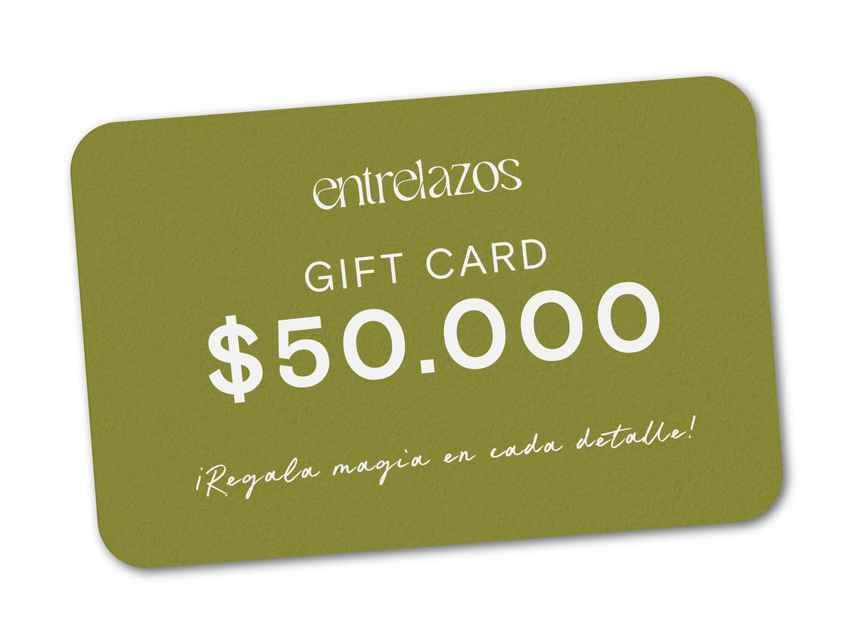 Tarjeta de regalo Entrelazos