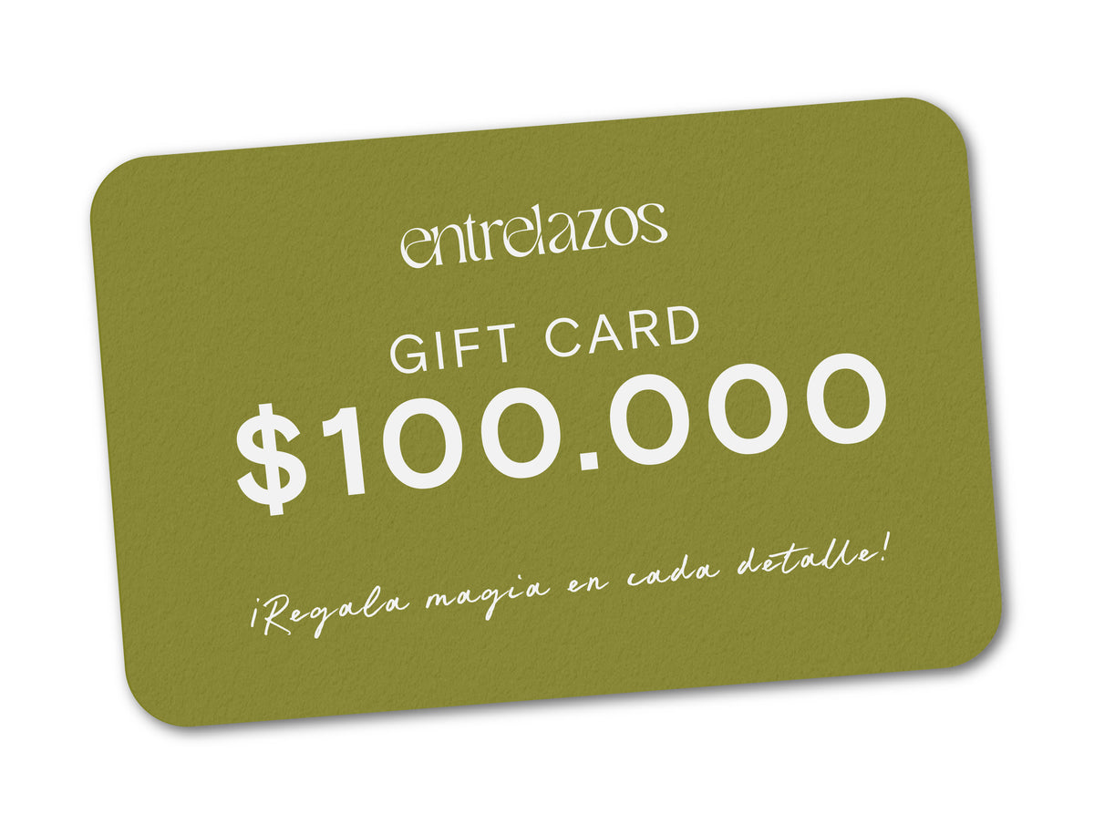 Tarjeta de regalo Entrelazos