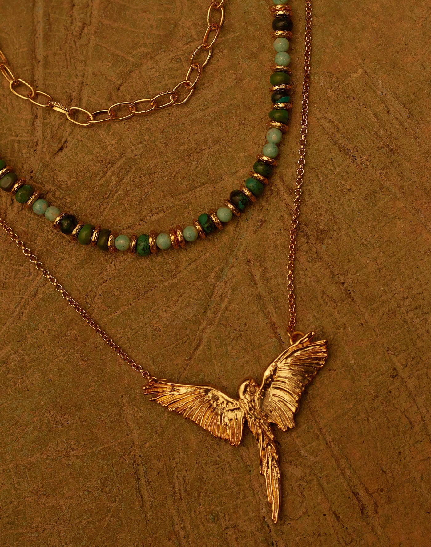 Set de 3 Collares Cielo Verde